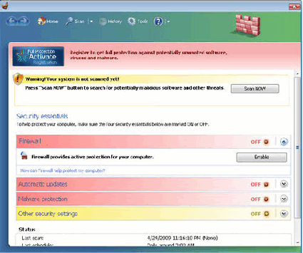 screenshot Malware Destructor 2009