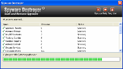 screenshot Spyware Destroyer
