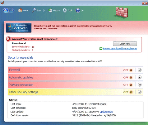 screenshot Windows Protection Suite