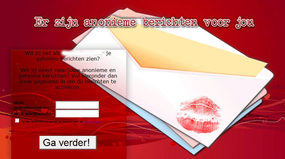screenshot website geheimbericht.nl