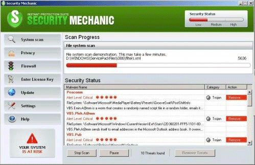screenshot Security Mechanic