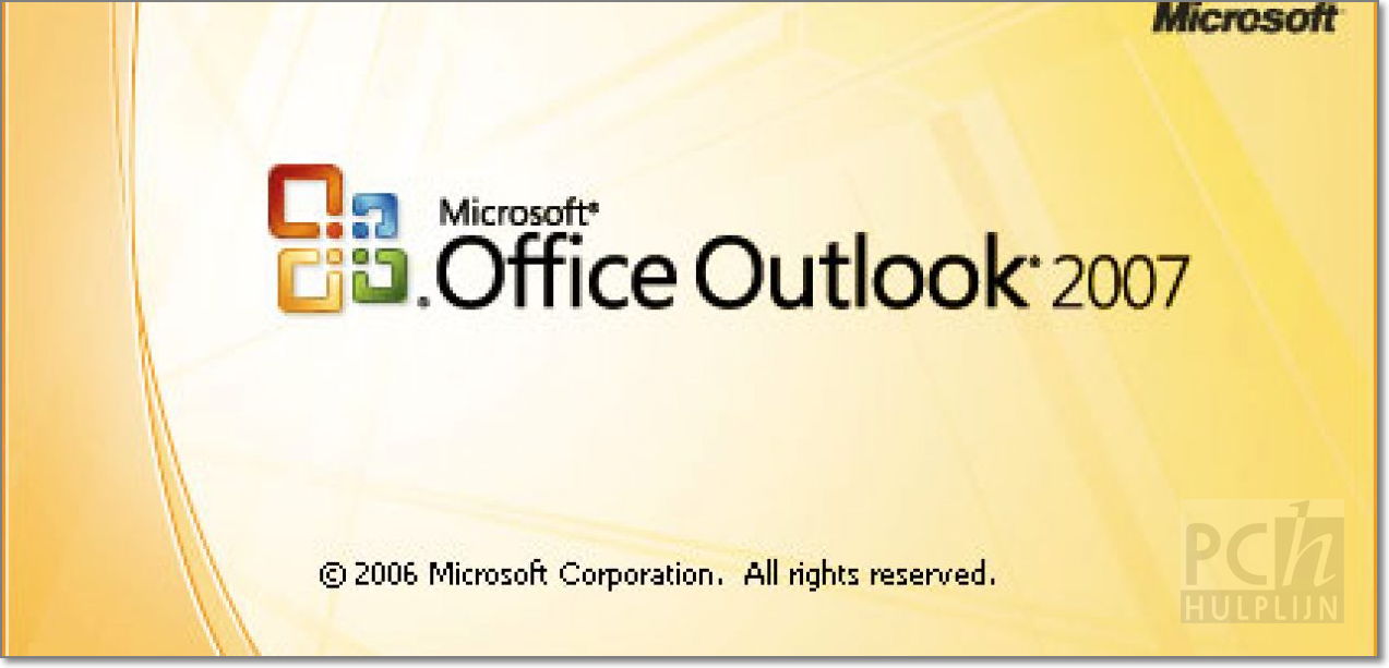 Outlook 2007 fout niet geimplementeerd